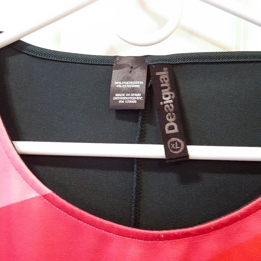 Desigual Tra La Short Sleeve Mini Dress - Picture 2 of 4